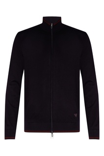 Синий кардиган на молнии Emporio Armani