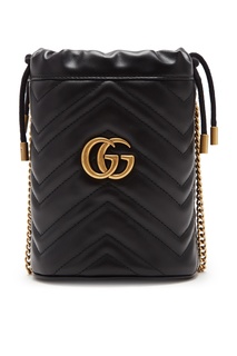 Черная сумка GG Marmont Gucci