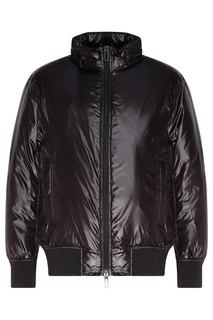 Черная куртка на молнии Emporio Armani