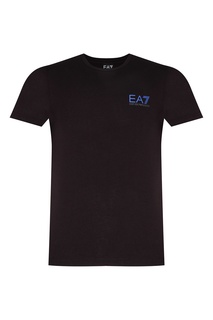 Черная футболка с логотипом Emporio Armani