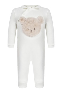 Белый комбинезон с медвежонком Il Gufo