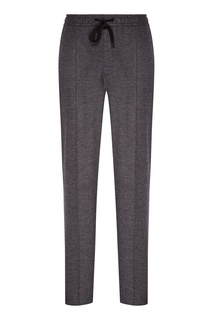 Брюки-джоггеры серого цвета Emporio Armani