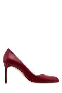Красные кожаные туфли BBR Manolo Blahnik