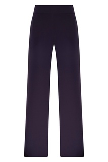 Фиолетовые брюки из полиэстера Emporio Armani