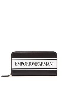 Крупный кошелек с логотипом Emporio Armani