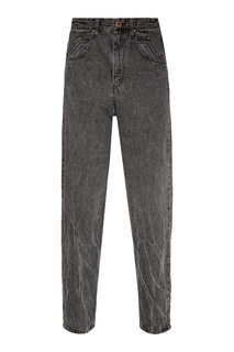 Серые джинсы с «вареным» эффектом Isabel Marant