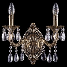 Бра 1702B/2/175/A/GB Bohemia Ivele Crystal