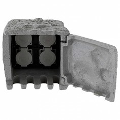 Блок розеток наземный Pietra I 37001-4 Globo