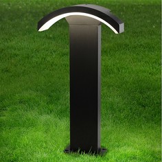 Наземный низкий светильник TECHNO 1677 LED Asteria F черный Elektrostandard
