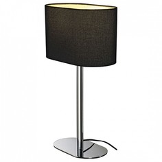 Настольная лампа декоративная Soprana Oval 155840 SLV