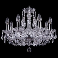 Подвесная люстра 1406/8/160/Ni/Leafs Bohemia Ivele Crystal
