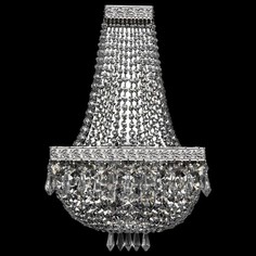 Бра 1927 19272B/H2/25IV Ni Bohemia Ivele Crystal