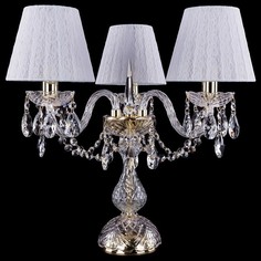 Настольная лампа декоративная 1406L/3/141-39/G/SH13-160 Bohemia Ivele Crystal