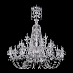 Подвесная люстра 1402/20+10+5/530/XL-165/Ni Bohemia Ivele Crystal