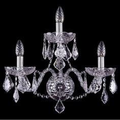 Бра 1402B/2+1/195/Ni/Leafs Bohemia Ivele Crystal
