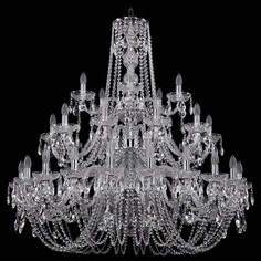 Подвесная люстра 1402/20+10+5/400/3d/Ni Bohemia Ivele Crystal