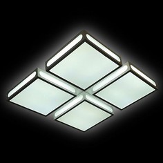 Накладной светильник Orbital Crystal Sand FS1888 WH/SD 144W 4200K D520*520 Ambrella