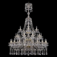 Подвесная люстра 1413/20+10+5/400/XL-158/3d/G Bohemia Ivele Crystal