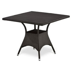 Стол обеденный T190BD-W52-90x90 Brown Afina