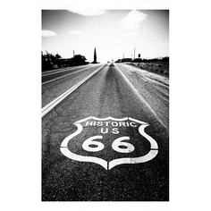 Картина (40х60 см) Historic US 66 HE-101-625 Ekoramka