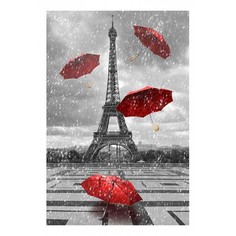 Картина (40х60 см) Париж и красные зонтики HE-101-642 Ekoramka