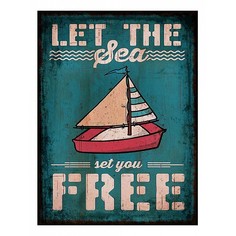 Картина (30х40 см) Let the sea HE-101-390 Ekoramka