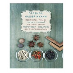 Картина (30х40 см) Правила кухни HE-101-222 Ekoramka