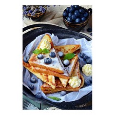 Картина (40х60 см) Тосты с ягодами HE-101-610 Ekoramka