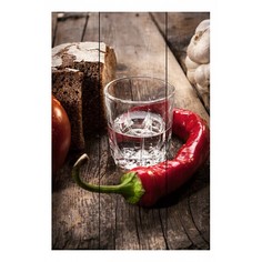 Картина (60х90 см) Рюмка и перец DE-104-544 Ekoramka