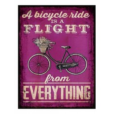 Картина (70х90 см) A bacycle ride HE-101-398 Ekoramka