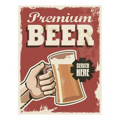 Картина (30х40 см) Premium beer ME-105-320 Ekoramka