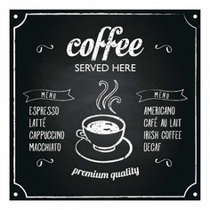 Картина (70х90 см) Coffee served HE-101-437 Ekoramka