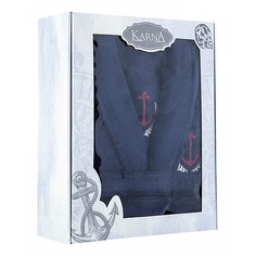 Халат мужской (XXXL) с полотенцем Marine Karna