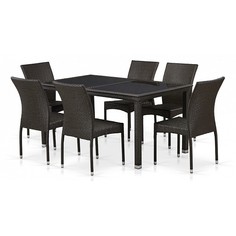 Набор уличный T246A/Y380A-W53 Brown 6Pcs Afina