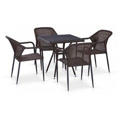 Набор уличный T282BNT/Y35-W2390 Brown 4Pcs Afina