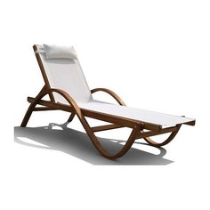 Лежак AFM-511 White Afina