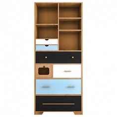 Шкаф комбинированный Aquarelle Birch Этажерка