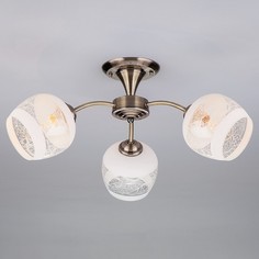 Люстра на штанге Cheryl 30118/3 античная бронза Eurosvet