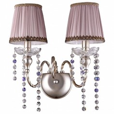 Бра ALEGRIA AP2 SILVER-BROWN Crystal lux