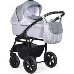 Коляска 2 в 1 Indigo CHARLOTTE 18 Ch 39 (св.серый+серый)