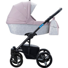 Коляска 2 в 1 Aroteam FORTE 18 01 (розовый+серый узор)