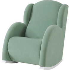 Кресло качалка Micuna Wing/Flor white/mint