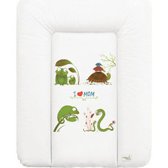Матрас пеленальный Ceba Baby 70*50 см мягкий на комод I Love Mom W-143-104-100