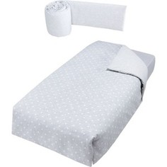 Покрывало и бортик Micuna Набор Galaxy покрывало+борт 120*60 TX-1650 grey