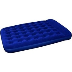 Надувной матрас Bestway Easy Inflate Flocked Air Bed(Queen) 203x152x28 см встроенный ножной насос 67226