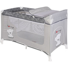 Манеж Lorelli Moonlight 2 Серый Grey My Teddy 1833