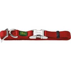 Ошейник Hunter Collar Vario Basic ALU-Strong L/25 (45-65см) нейлон с металлической застежкой бордо для собак