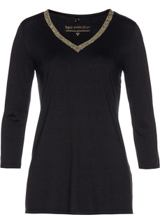 Футболка с пайетками Bonprix