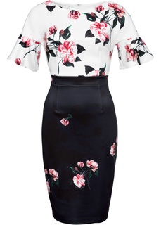 Платье с цветочным орнаментом Bonprix