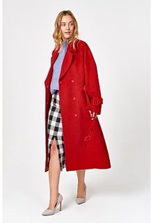 Классическое пальто с поясом Снежная Королева